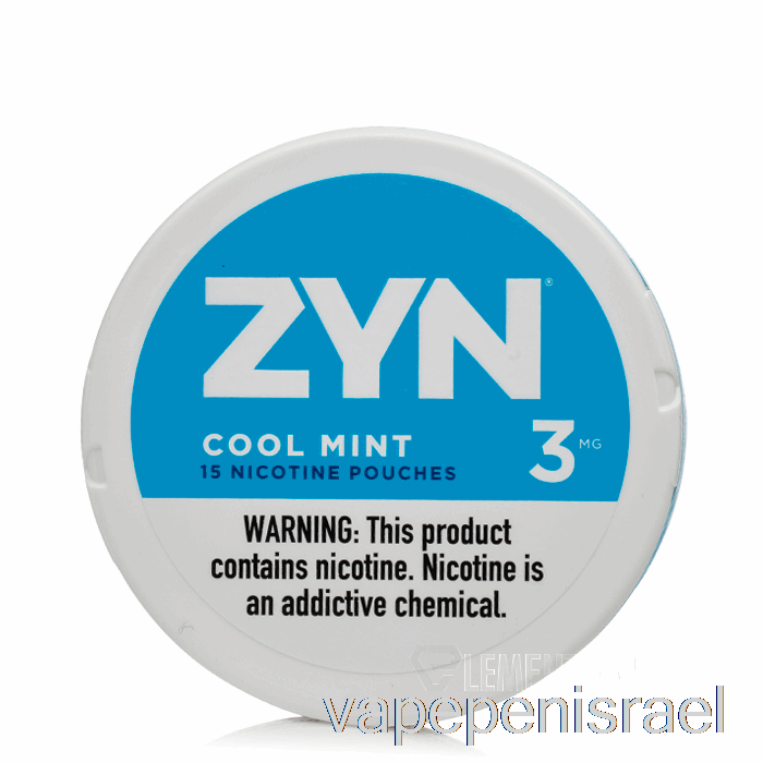 שקיות ניקוטין חד פעמיות Vape Israel Zyn - מנטה מגניבה 3mg